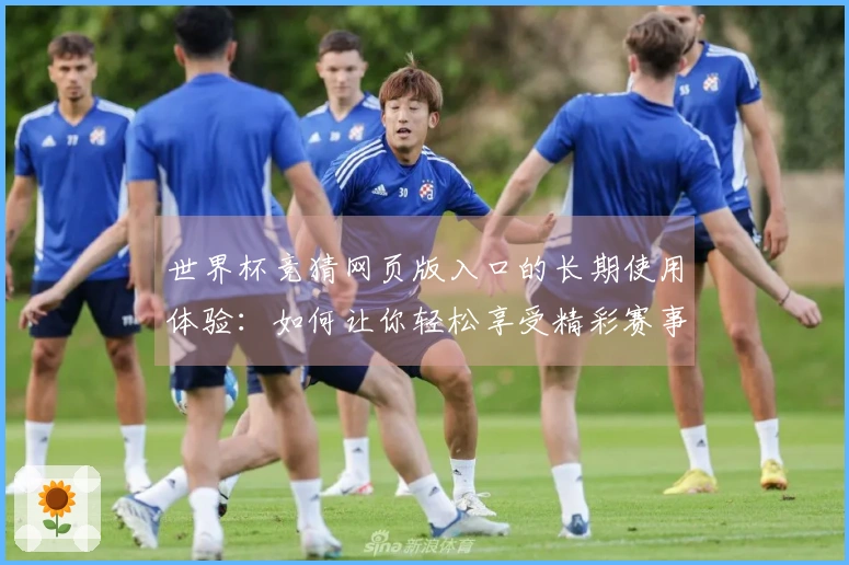 世界杯竞猜网页版入口的长期使用体验：如何让你轻松享受精彩赛事直播